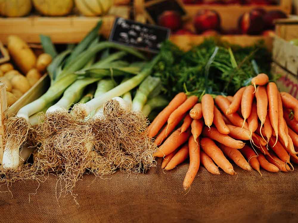fruits et légumes pour la cuisine végétale du Beau-Site